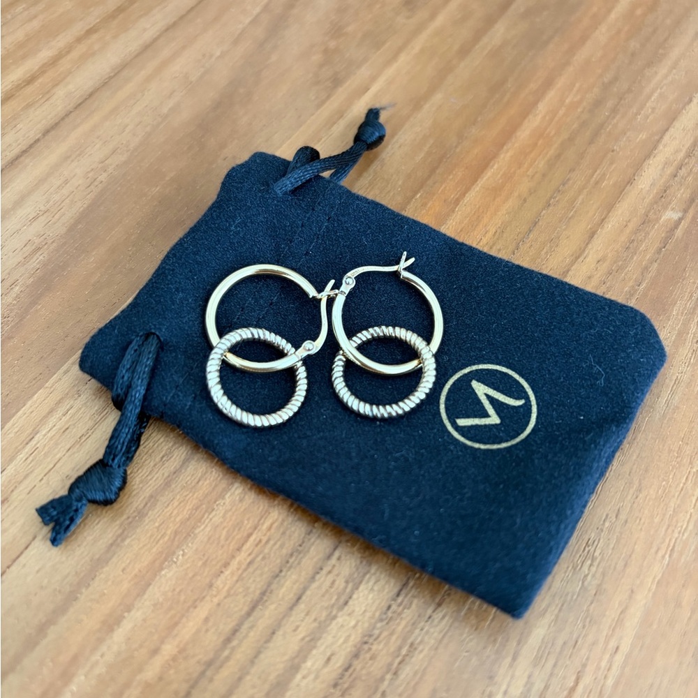 Missoma Double Hoop Earrings